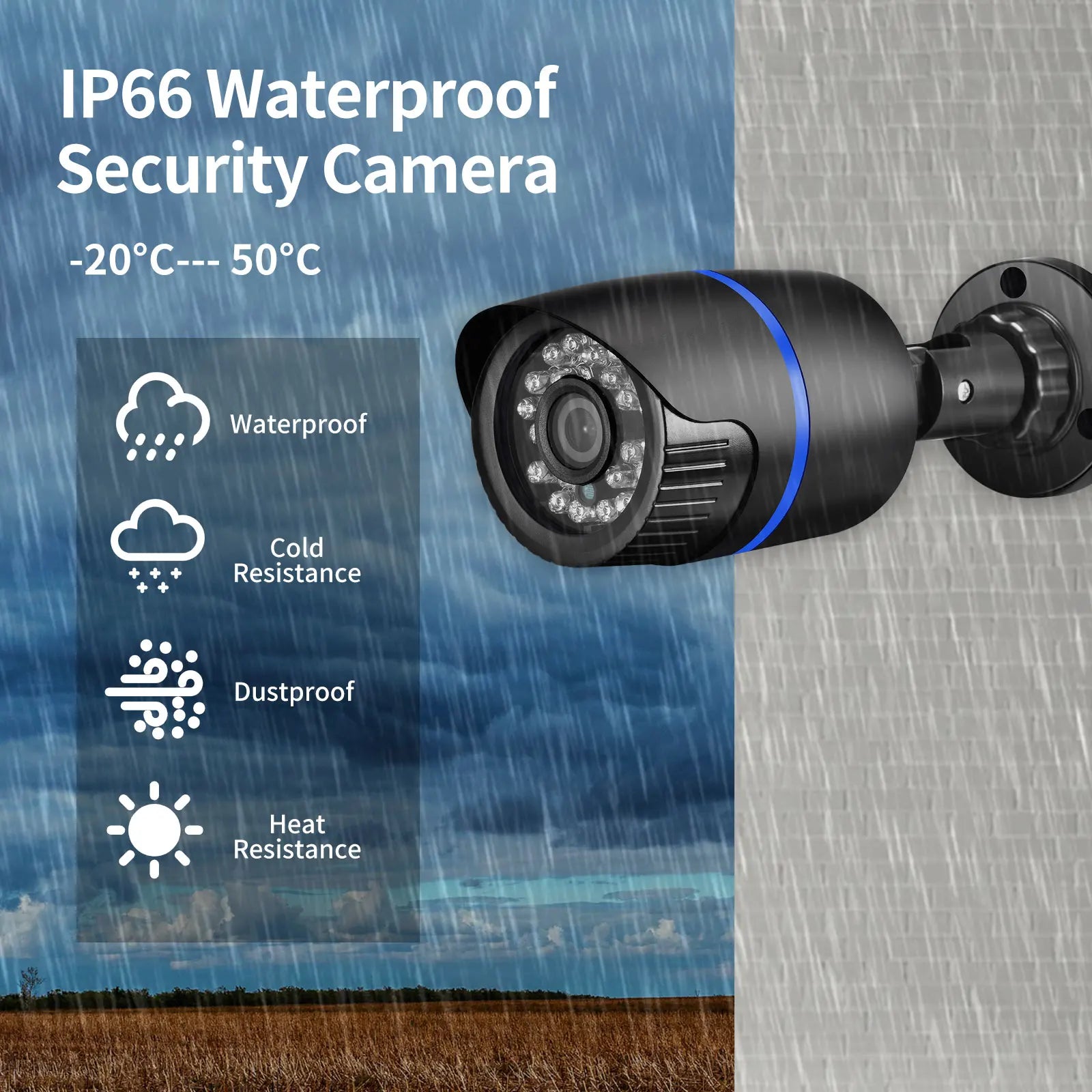 5MP 1080P AHD Camera High Definition Infrared Night Vision CCTV Security Protection Outdoor Video Surveillance Camera