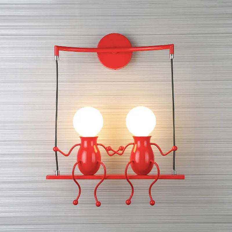 Lamp Pendant Lights Led Hanging Lamp Table Lamps LED Creative Lamps Iron Craft Children'S Bedside Wall Lamp Baby