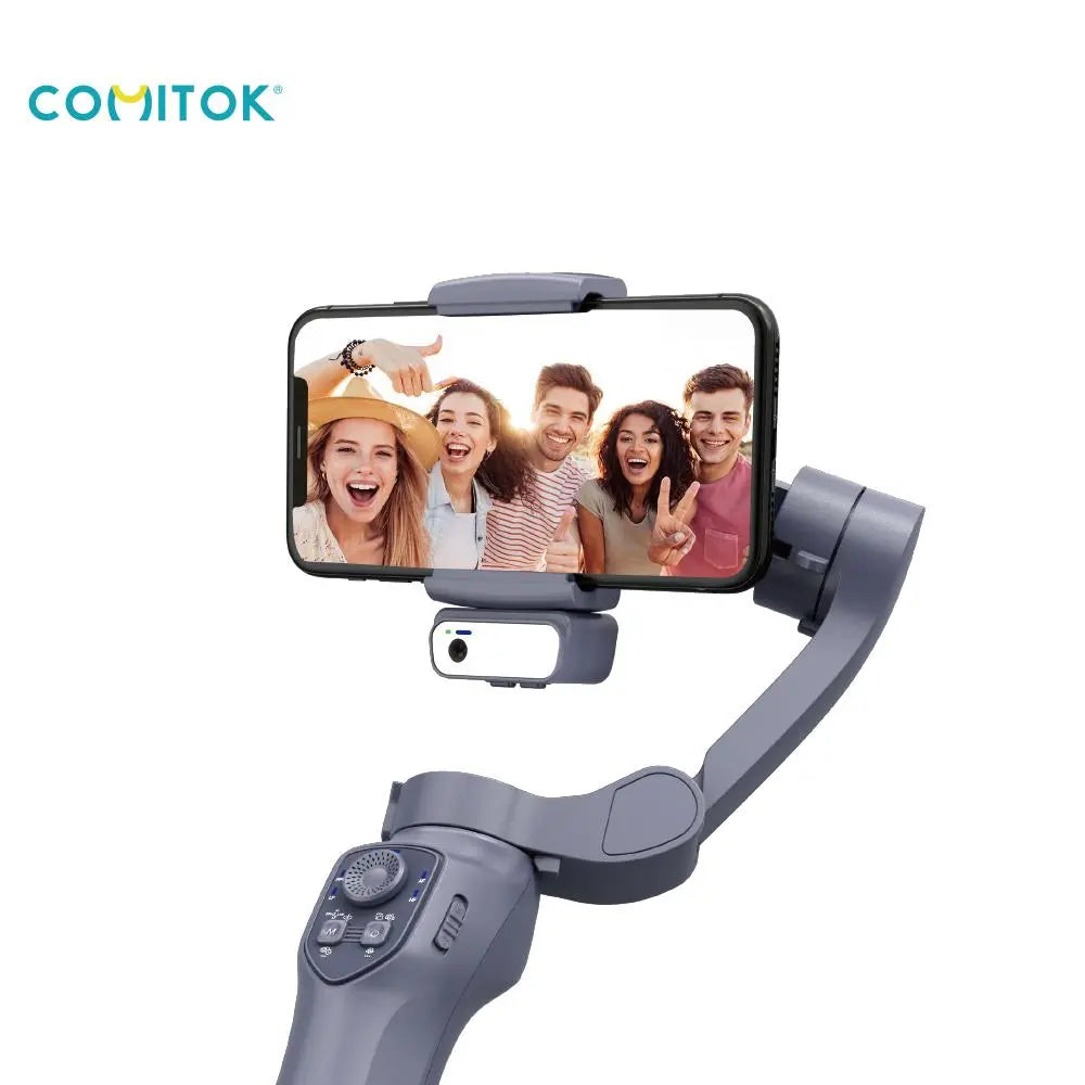 Compact Mobile Phone Gimbal Stabilizer, Summer Adjustable Smartphone Selfie Phone Gimbal, Small Phone & Digital Camera Tripod for Iphone, Gimbal Phone Stabilizer, Phone Tripod, Selfie Accessories, Phone Accessories