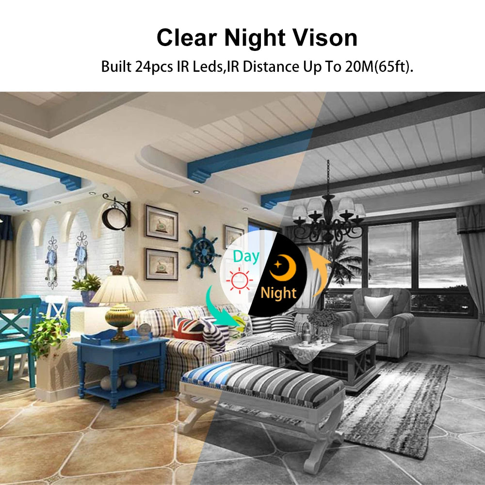 AHD Camera 720P 1080P 5MP Security Surveillance Analog High Definition IR Night Vision CCTV Outdoor Waterproof Home Cam