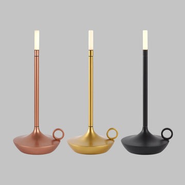 Table Lamp for Bedroom Rechargeable Wireless Touch Lamp Camping Candle Creative Lamp Rechargeable USB-C Desk Lamp