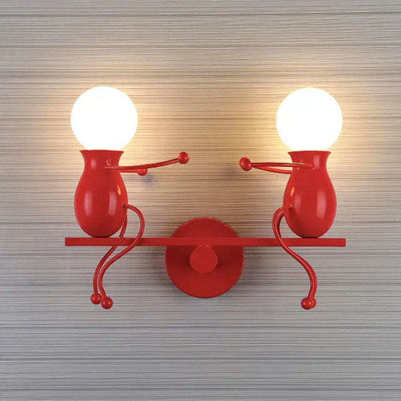 Lamp Pendant Lights Led Hanging Lamp Table Lamps LED Creative Lamps Iron Craft Children'S Bedside Wall Lamp Baby