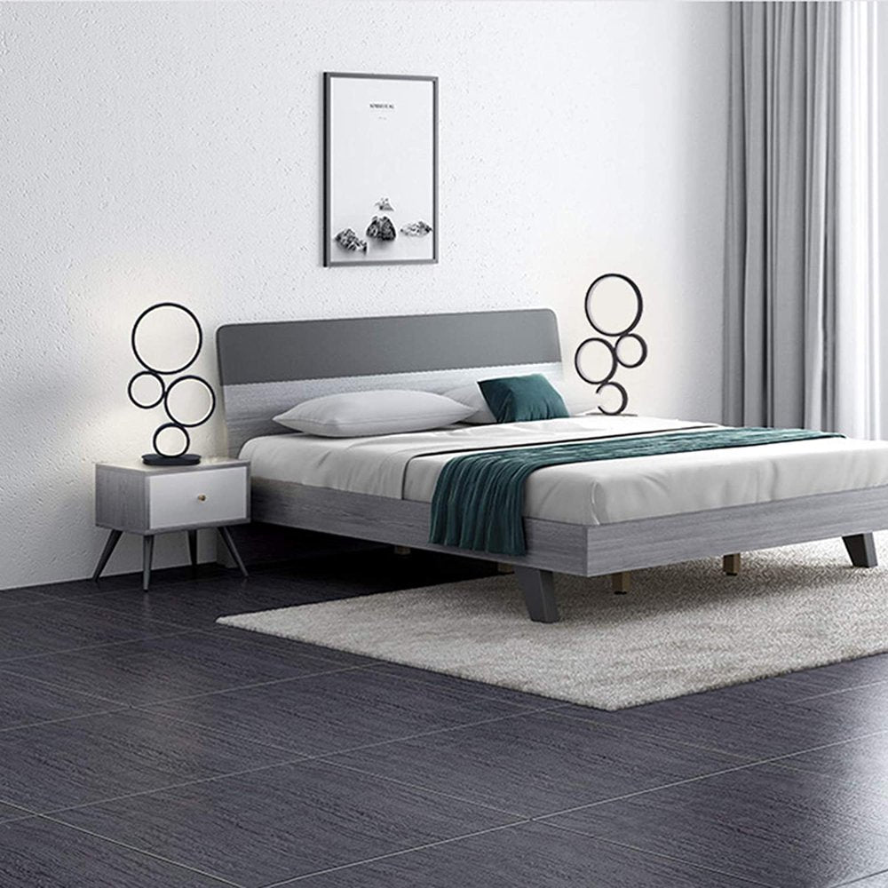 4 Circles Dimmable LED Table Lamp Modern round Lamp Unique Lamps Nightstand Lighting, Color Adjustable Lamps for Living Room