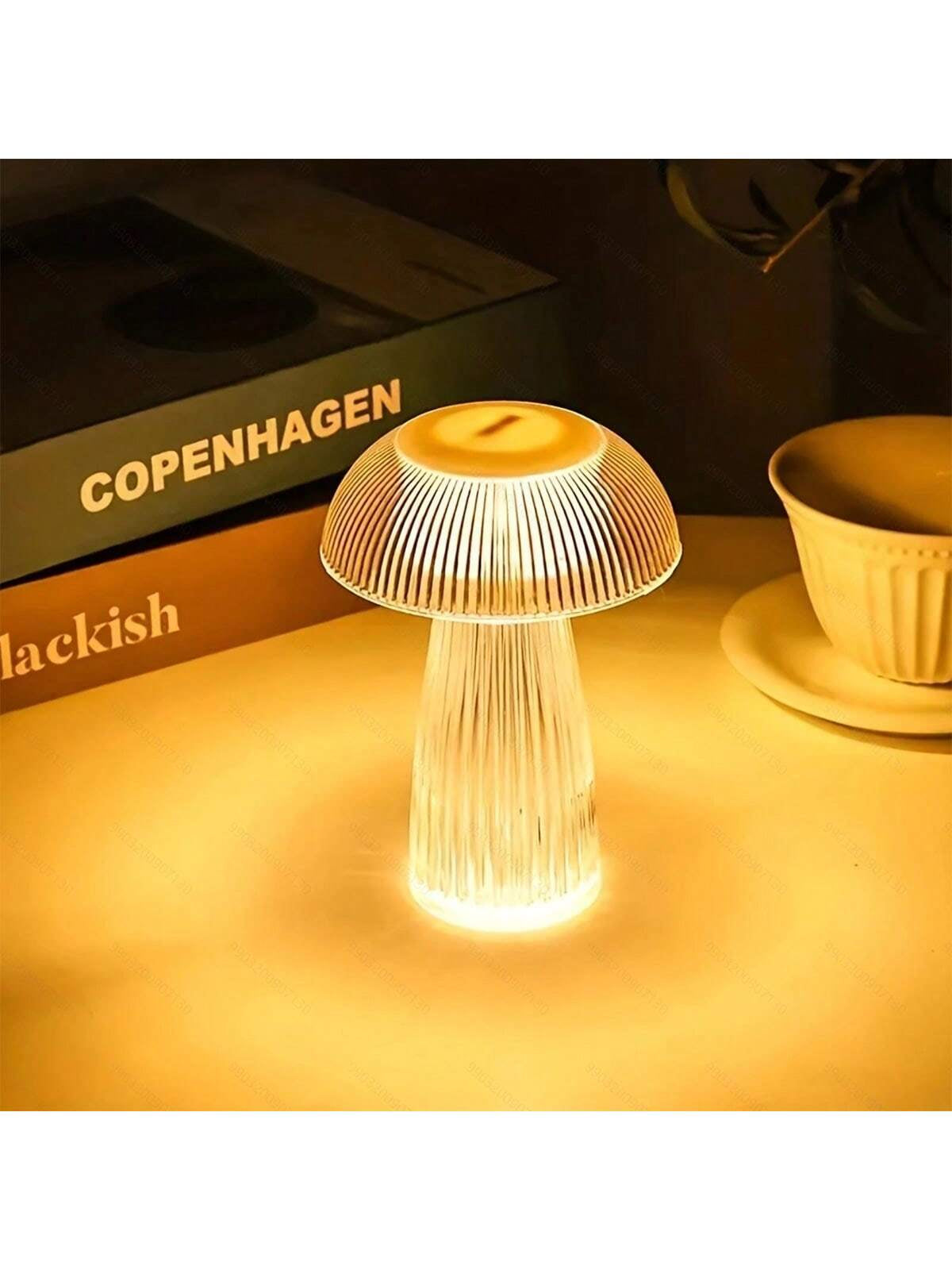 Creative Mushroom Atmosphere Lamp Electronic Jellyfish Table Lamp Decoration Atmosphere Table Lamp