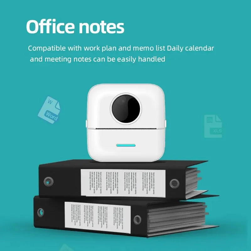 Portable Thermal Printer Mini Wirelessly BT 200Dpi Photo Label Memo Wrong Question Printing with USB Cable Imprimante Portable
