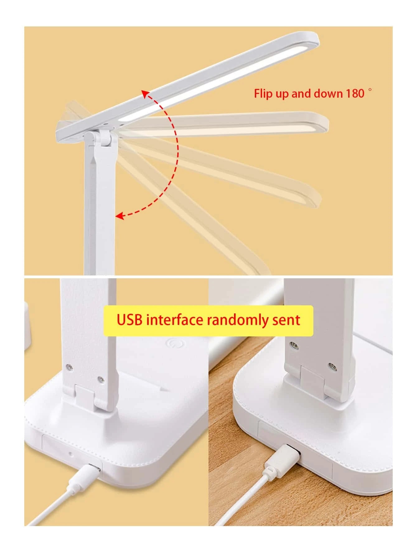 Led Desk Lamp Eye-Protection Study Reading Lamp, Writing Specific, Bedroom Bedside Lamp, Dormitory Plug-In Table Lamp