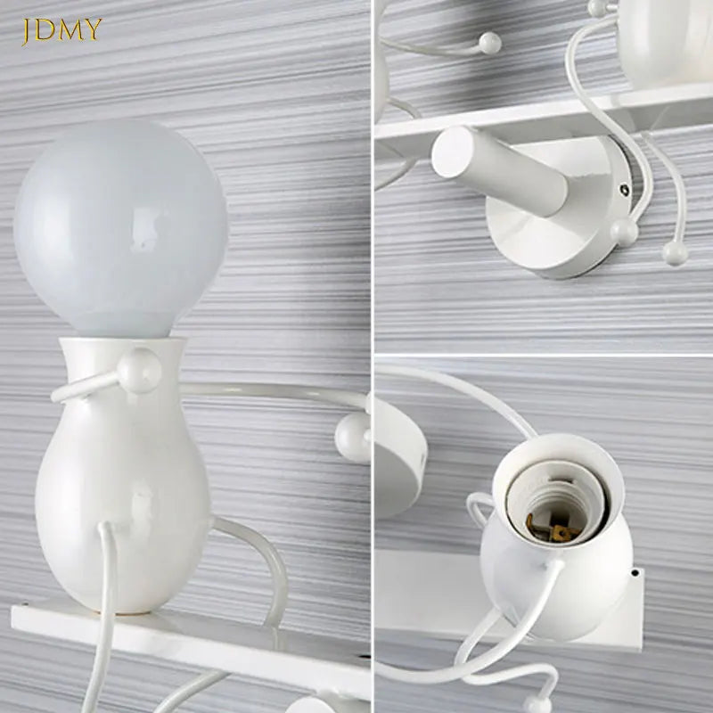 Lamp Pendant Lights Led Hanging Lamp Table Lamps LED Creative Lamps Iron Craft Children'S Bedside Wall Lamp Baby