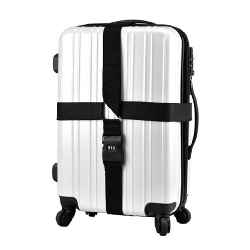 Travel Accessories Can Be Adjusted 420CM Luggage Strap Luggage Box Fixing Belt with Password 18-34 Inch Travel Essential