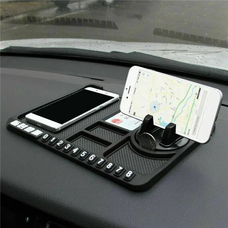 Multifunctional Car Anti-Slip Mat Auto Phone Holder Non Slip Sticky anti Slide Dash Phone Mount Silicone Dashboard Car Pad Mat