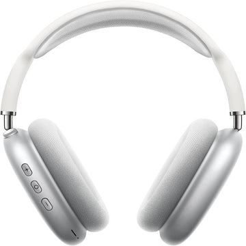 Pro Wireless Headphones Bluetooth,Active Noise Canceling over Ear Headphones with Microphones Hifi Audio Headset for Iphone/Android-Silver