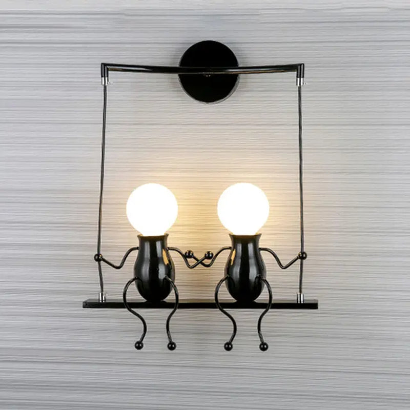 Lamp Pendant Lights Led Hanging Lamp Table Lamps LED Creative Lamps Iron Craft Children'S Bedside Wall Lamp Baby