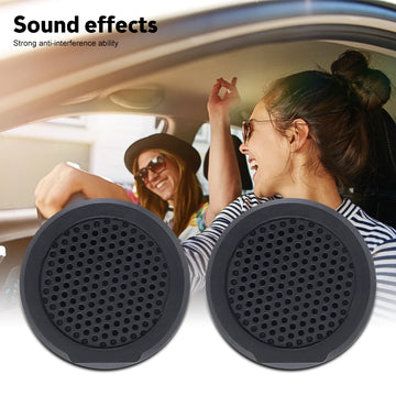 1 Pair 500W Car Power Built-In Crossovers Auto Loud Speakers Dome Tweeter New