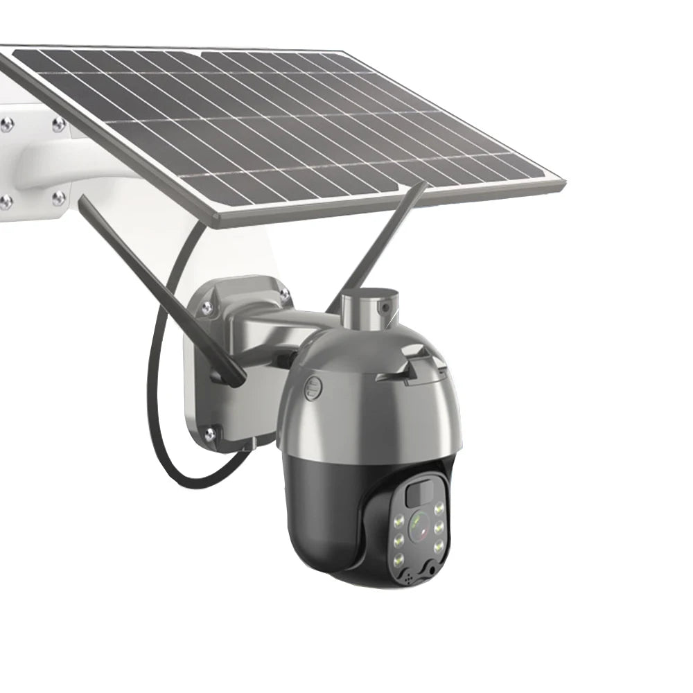 Gadinan 4G Wifi Solar IP Camera Outdoor Monitoring Waterproof CCTV Powered Colorful Night Vision Surveillance Security Camera