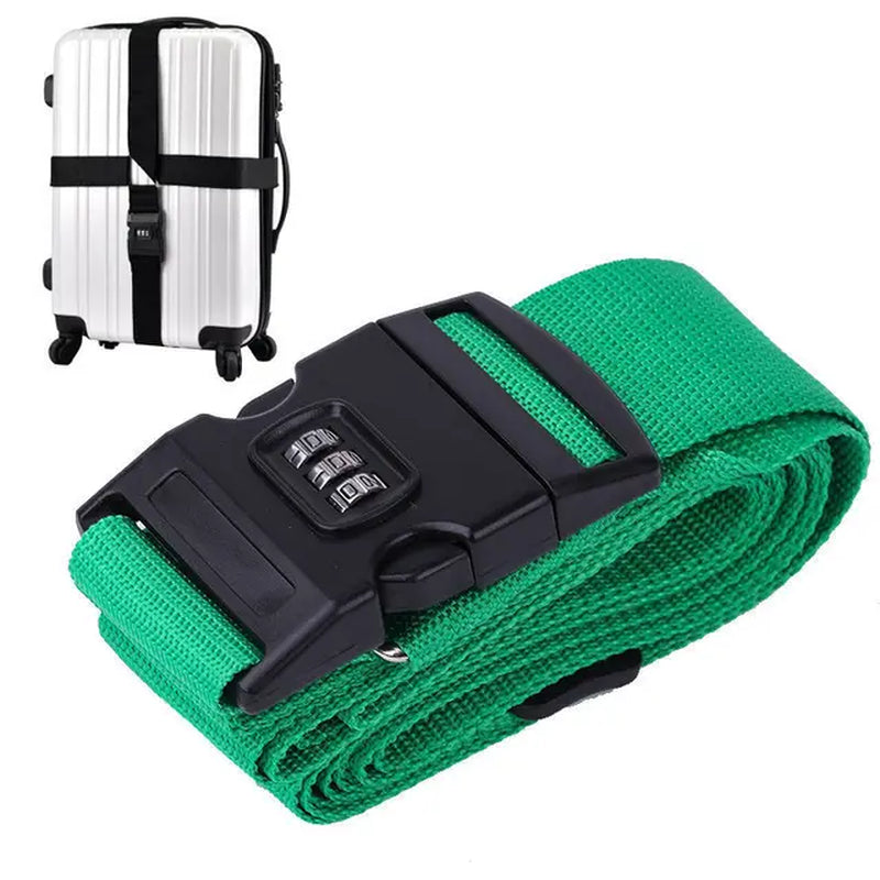 Travel Accessories Can Be Adjusted 420CM Luggage Strap Luggage Box Fixing Belt with Password 18-34 Inch Travel Essential
