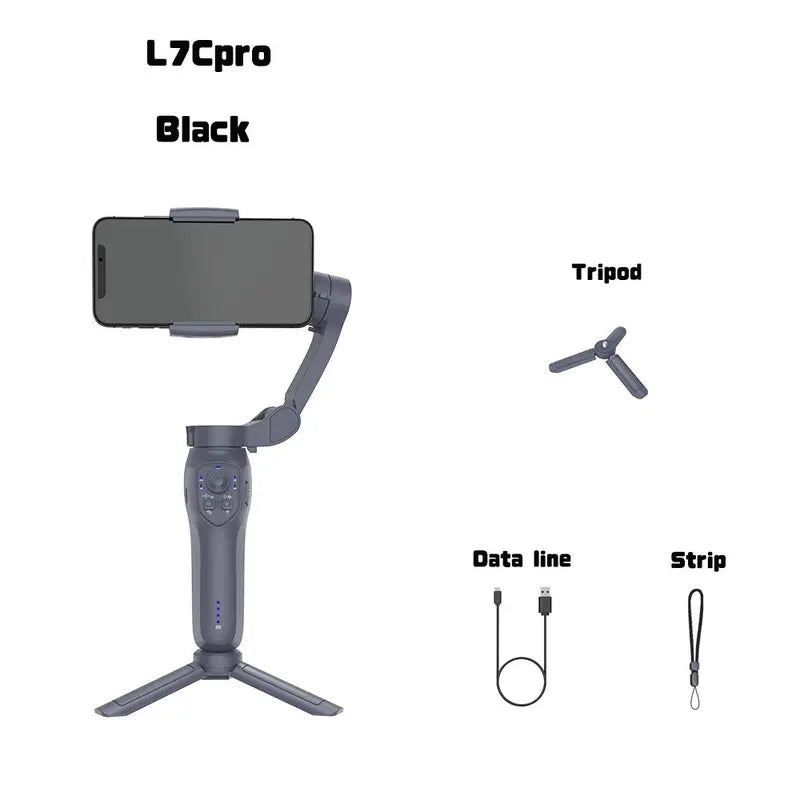 Compact Mobile Phone Gimbal Stabilizer, Summer Adjustable Smartphone Selfie Phone Gimbal, Small Phone & Digital Camera Tripod for Iphone, Gimbal Phone Stabilizer, Phone Tripod, Selfie Accessories, Phone Accessories
