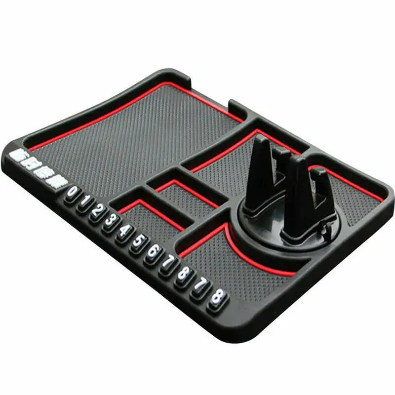 Multifunctional Car Anti-Slip Mat Auto Phone Holder Non Slip Sticky anti Slide Dash Phone Mount Silicone Dashboard Car Pad Mat