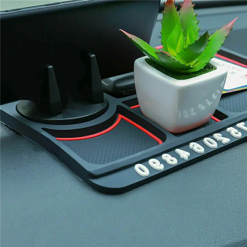 Multifunctional Car Anti-Slip Mat Auto Phone Holder Non Slip Sticky anti Slide Dash Phone Mount Silicone Dashboard Car Pad Mat